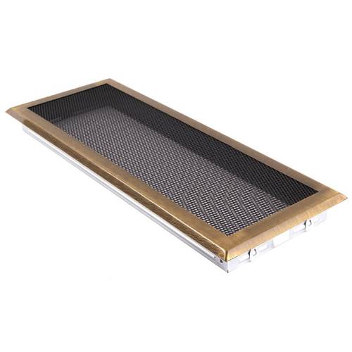 Zväčšený obrázok ku produktu Krbová mriežka 16x45, mosadz patina
