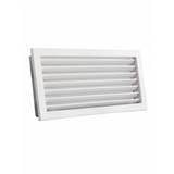 Obrázok ku produktu Krbová mriežka 325x195, STYLE biela s pevnou žalúziou