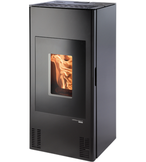 Obrázok ku produktu Peletové krbové kachle HSP 4 PARMA, čierna lesklá, HAAS+SOHN PREMIUM