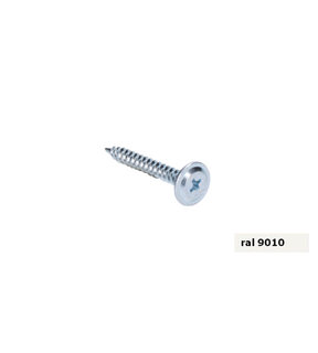 Obrázok ku produktu Skrutka 4,2x40 WP RAL 9010 biela do plechu s rámovou hlavou