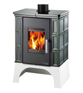 Obrázok ku produktu Krbové kachle Eboli, čierna/zelená, HAAS+SOHN HOME