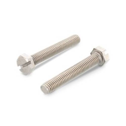 Zväčšený obrázok ku produktu Skrutka M5x10 DIN 933 8.8 Zn s drážkou