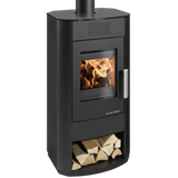 Obrázok ku produktu Krbové kachle Salerno II, čierna/sklenené veko, HAAS+SOHN HOME