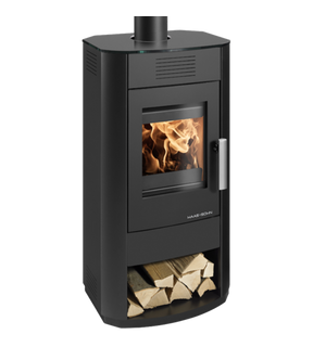 Obrázok ku produktu Krbové kachle Salerno II, čierna/sklenené veko, HAAS+SOHN HOME