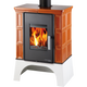 Obrázok ku produktu Teplovodné krbové kachle Eboli AL II s výmenníkom, ochladzovacou slučkou, čierna/karamel, HAAS+SOHN HOME
