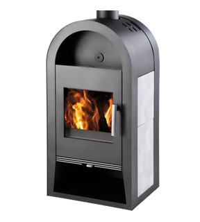 Obrázok ku produktu Teplovodné krbové kachle Nivala s výmenníkom, antracit/sivá dlažba, HAAS+SOHN HOME