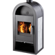 Obrázok ku produktu Teplovodné krbové kachle Nivala s výmenníkom, antracit/sivá dlažba, HAAS+SOHN HOME