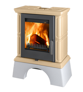 Obrázok ku produktu Krbové kachle Landshut TOP, sivá/capuccino, THORMA