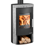 Obrázok ku produktu Krbové kachle Madeira, čierna/Speckstein antik, HAAS+SOHN PREMIUM