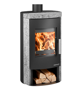 Obrázok ku produktu Krbové kachle Madeira, čierna/Speckstein antik, HAAS+SOHN PREMIUM