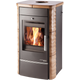 Obrázok ku produktu Teplovodné krbové kachle Alytus s výmenníkom, antracit/kachle havana, HAAS+SOHN HOME