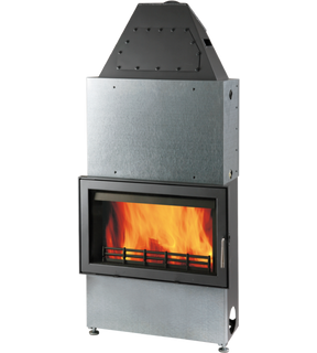 Obrázok ku produktu Teplovodná krbová vložka Novara 17 s výmenníkom, čierna, HAAS+SOHN HOME