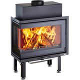 Obrázok ku produktu Krbová vložka rohová ľavá Skara, čierna, HAAS+SOHN PREMIUM