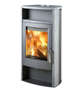 Obrázok ku produktu Krbové kachle Alvesta, sivá/mastenec, THORMA