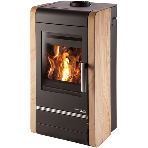 Zväčšený obrázok ku produktu Krbové kachle Avesta, čierna/Woodstone Prestige, HAAS+SOHN HOME