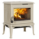 Obrázok ku produktu Liatinové krbové kachle F 100 ECO.2 LL SE IVE, smalt slonová kosť, dvierka bez ozdobných priečok, JOTUL