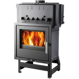 Obrázok ku produktu Teplovodná krbová vložka Vesuvio II/13/1S s výmenníkom, čierna/liatinové dvierka, HAAS+SOHN HOME