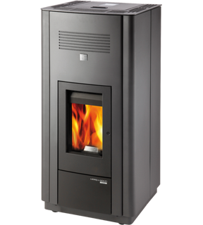 Obrázok ku produktu Teplovodné peletové krbové kachle HSP 6 s výmenníkom, antracit/čierna, HAAS+SOHN PREMIUM