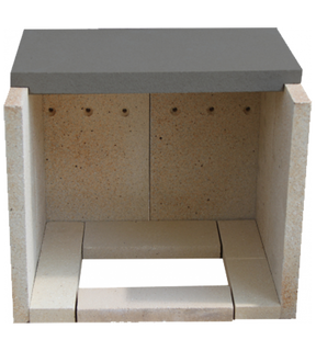 Obrázok ku produktu Sada šamotu do kachlí Borgholm, Colmar, Nancy vyrobené od roku 2015, THORMA