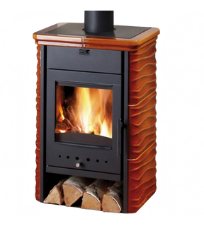 Obrázok ku produktu Krbové kachle Sara, čierna/medovník, HAAS+SOHN HOME