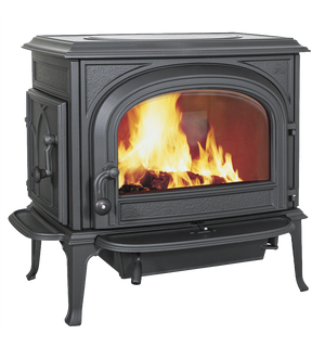 Obrázok ku produktu Liatinové krbové kachle F 500 ECO SE BP, dvierka bez ozdobných priečok, čierny lak, JOTUL