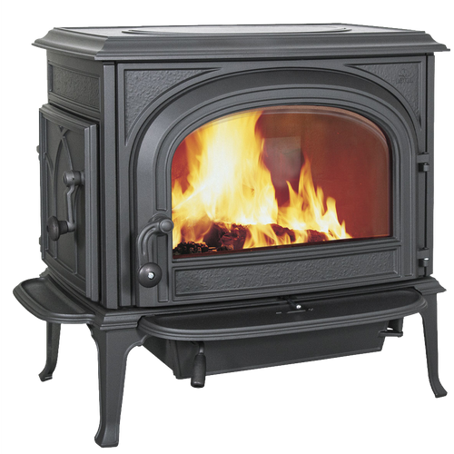 Zväčšený obrázok ku produktu Liatinové krbové kachle F 500 ECO SE BP, dvierka bez ozdobných priečok, čierny lak, JOTUL