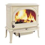 Obrázok ku produktu Liatinové krbové kachle F 400 ECO SE IVE, smalt slonová kosť, bez ozdobných priečok, JOTUL