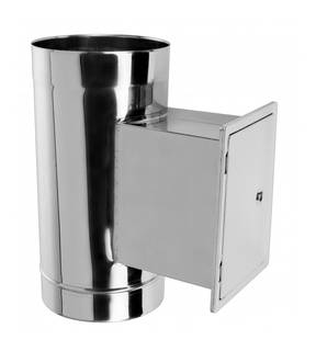 Obrázok ku produktu Čistiaci kus 0,6 mm 160 s dvierkami 140x210 mm, nerez antikoro 1.4404