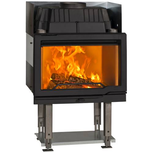 Zväčšený obrázok ku produktu Liatinová krbová vložka I 570 Flat BP, čierny lak, JOTUL