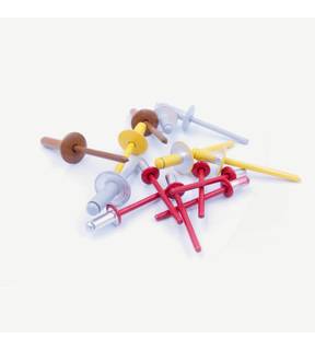 Obrázok ku produktu Nit trhací 4x14 Al/St RAL 8014 sépiová hnedá