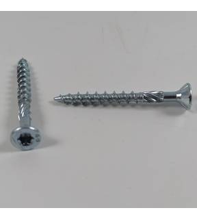 Obrázok ku produktu Konštrukčný vrut 5x55/30 TSP zapustená hlava TX25 biely Zn