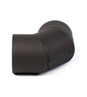 Obrázok ku produktu Koleno dymové 2 mm pevné 180/90° s čistiacim otvorom