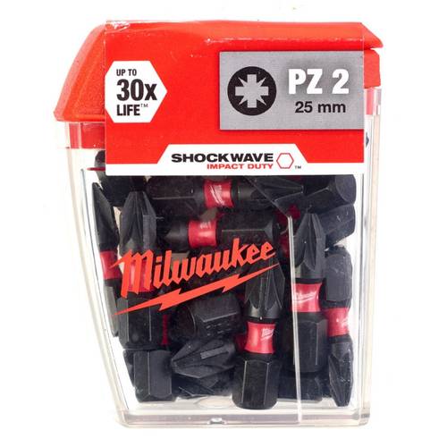 Zväčšený obrázok ku produktu Bit PZ2/25 MIL SHOCKWAVE /TICTAC/