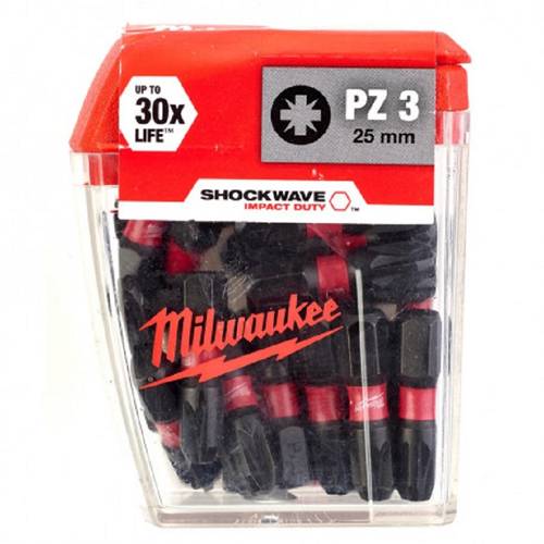 Zväčšený obrázok ku produktu Bit PZ3/25 MIL SHOCKWAVE /TICTAC/