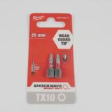 Obrázok ku produktu Skrutkovacie bity TX10 25mm SHOCKWAVE /blister 2ks/
