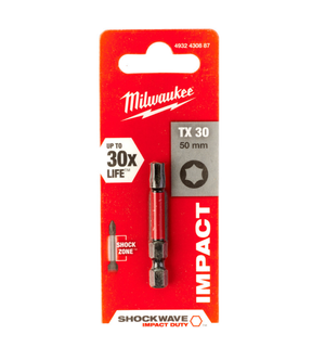 Obrázok ku produktu Skrutkovací bit TX30 50mm SHOCKWAVE /blister 1ks/