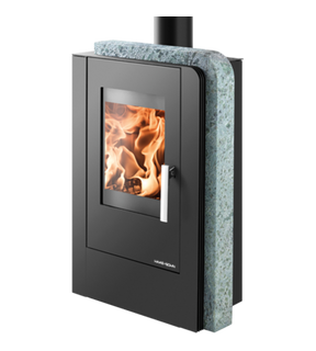 Obrázok ku produktu Krbové kachle Nordby, čierna/Speckstein Antik, HAAS+SOHN HOME