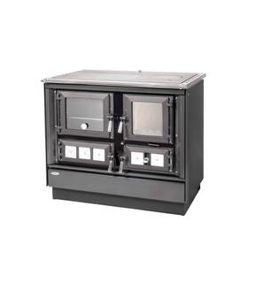 Obrázok ku produktu Sporák Klaudie VSP 9112, chrómové doplnky, nerezový rám, pravý, farba antracit