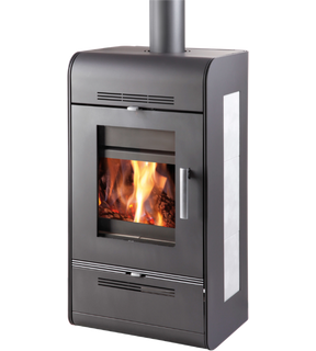 Obrázok ku produktu Teplovodné krbové kachle Andrus s výmenníkom, antracit/sivá dlažba, HAAS+SOHN HOME