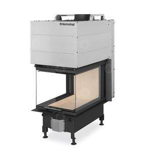 Obrázok ku produktu Krbová vložka HEAT U 3G L 50.52.70.21 trojstranná s výsuvnými dvierkami, deleným sklom, ROMOTOP