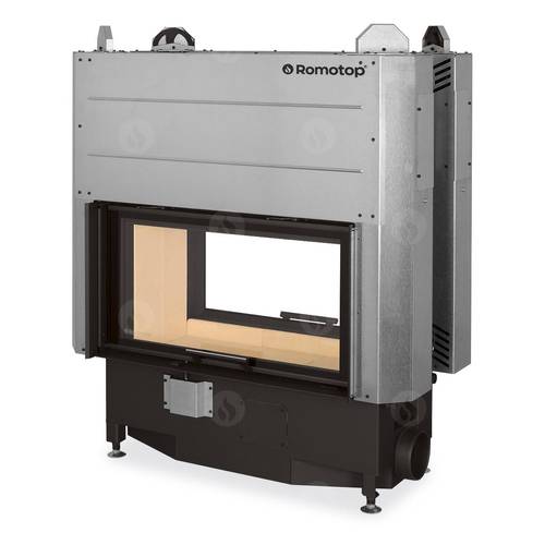 Zväčšený obrázok ku produktu Krbová vložka HEAT T 3G L 88.50.01 priehľadová s výsuvnými dvierkami, ROMOTOP