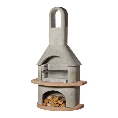 Zväčšený obrázok ku produktu Záhradný krb Carmen, sivá terracotta