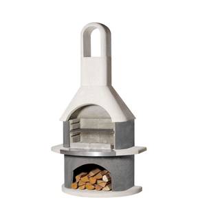 Obrázok ku produktu Záhradný krby Stockholm, biela, antracit