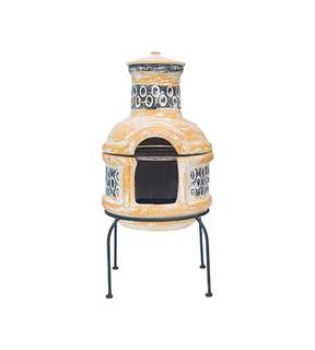 Obrázok ku produktu Hlinená pec Circle s roštom na grilovanie