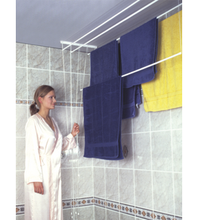 Obrázok ku produktu Stropný sušiak na prádlo 2,0m - 5 dielny, biela