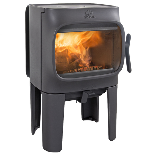 Zväčšený obrázok ku produktu Liatinové krbové kachle F 105 R LL BP, čierny lak, JOTUL