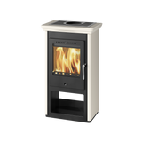 Obrázok ku produktu Krbové kachle Borgholm keramická rímsa, smaltované boky, biela, THORMA