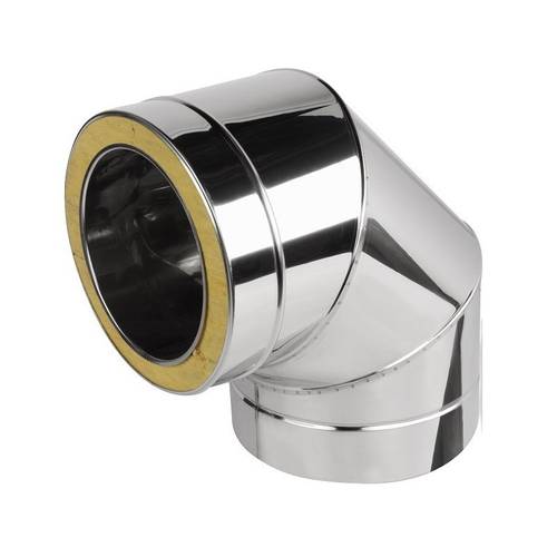Zväčšený obrázok ku produktu Koleno 90° 180/250 mm, dvojplášť