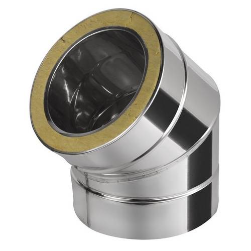 Zväčšený obrázok ku produktu Koleno 45° 160/220 mm, dvojplášť
