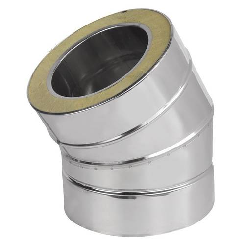 Zväčšený obrázok ku produktu Koleno 30° 150/220 mm, dvojplášť